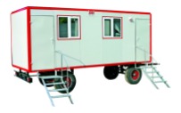 Ремаркета - строителни фургони, фургони при бедствия и аварии